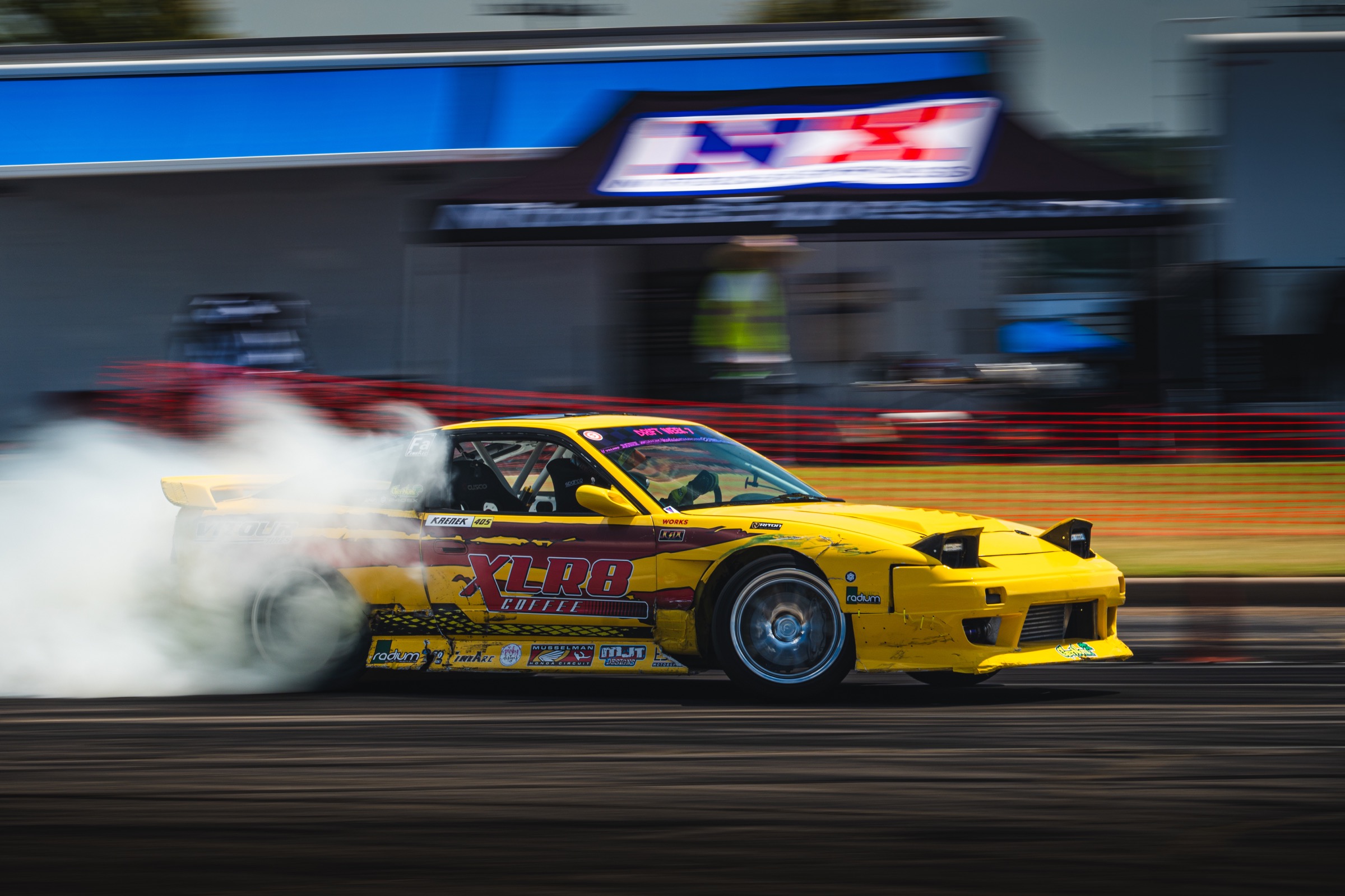 XLR8 drift car side profile